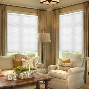 BlinDecor Light Filtering Cellular Shades Cordless 30" x 64" Honeycomb Blinds